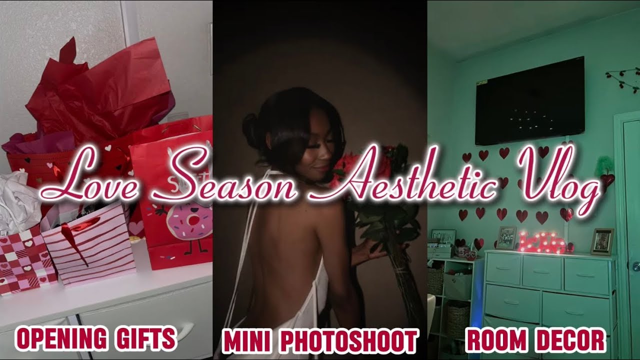 a week of valentine’s vibes💌 | room decor, gifts & a photoshoot
