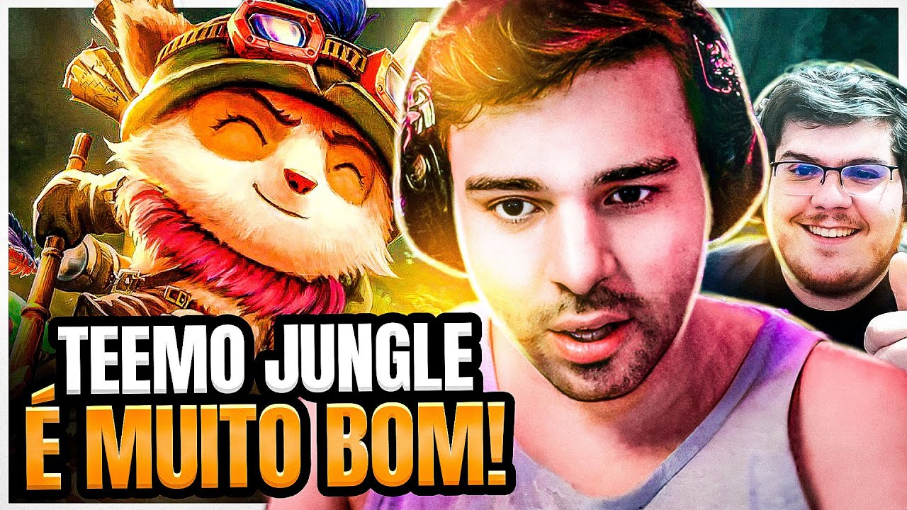 O CASIMIRO ME PAGOU PRA JOGAR DE TEEMO JUNGLE
