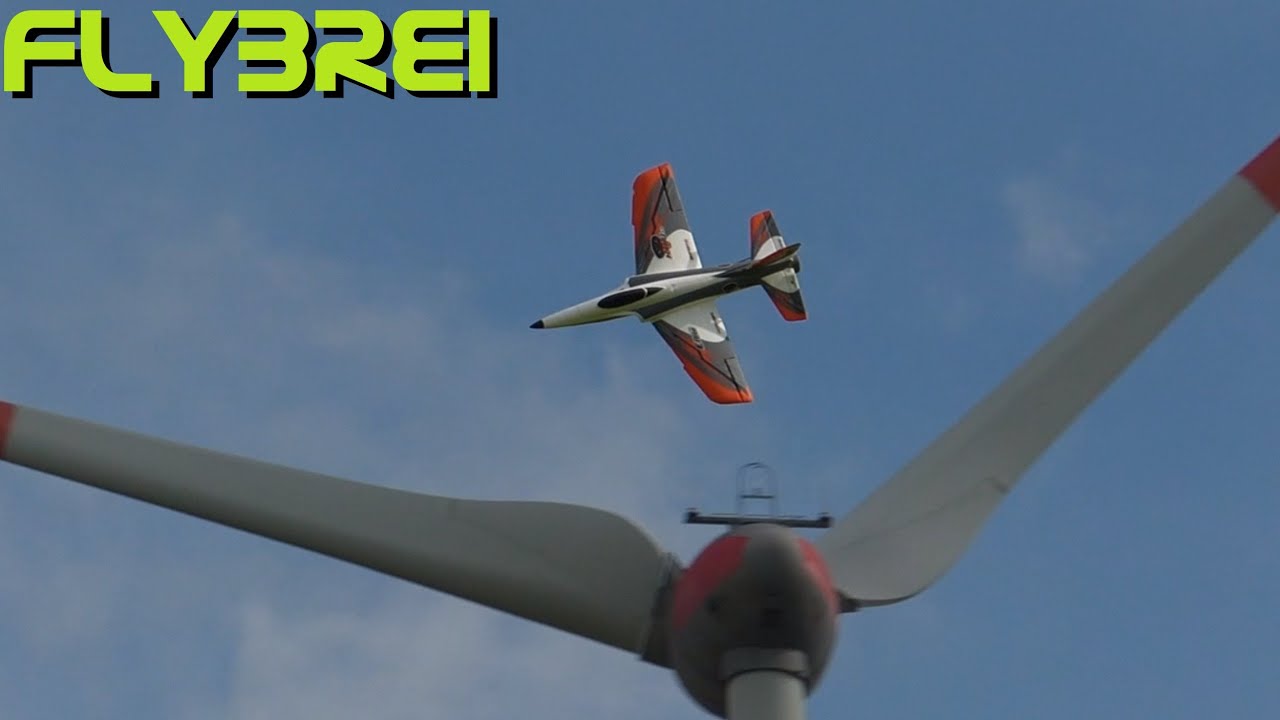 EDF Crash E-flite Jet Habu 50mm und F-Schlepp beinahe Crash Grunau Baby😆