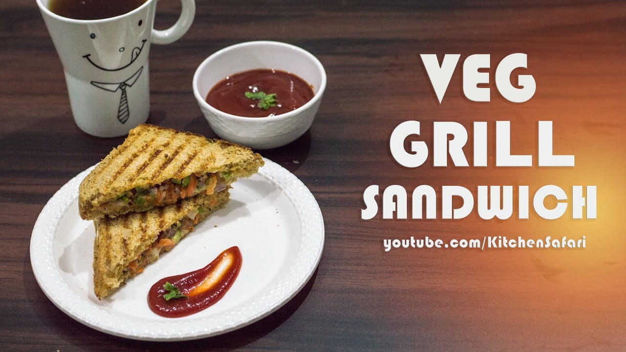 How To Make Veg Grill Sandwich | Easy Recipe by Kitchen Safari