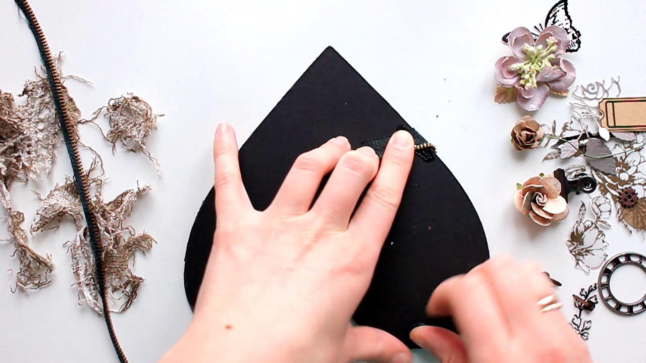 ScanNCut | Mixed Media Art Tutorial by Elena Morgun