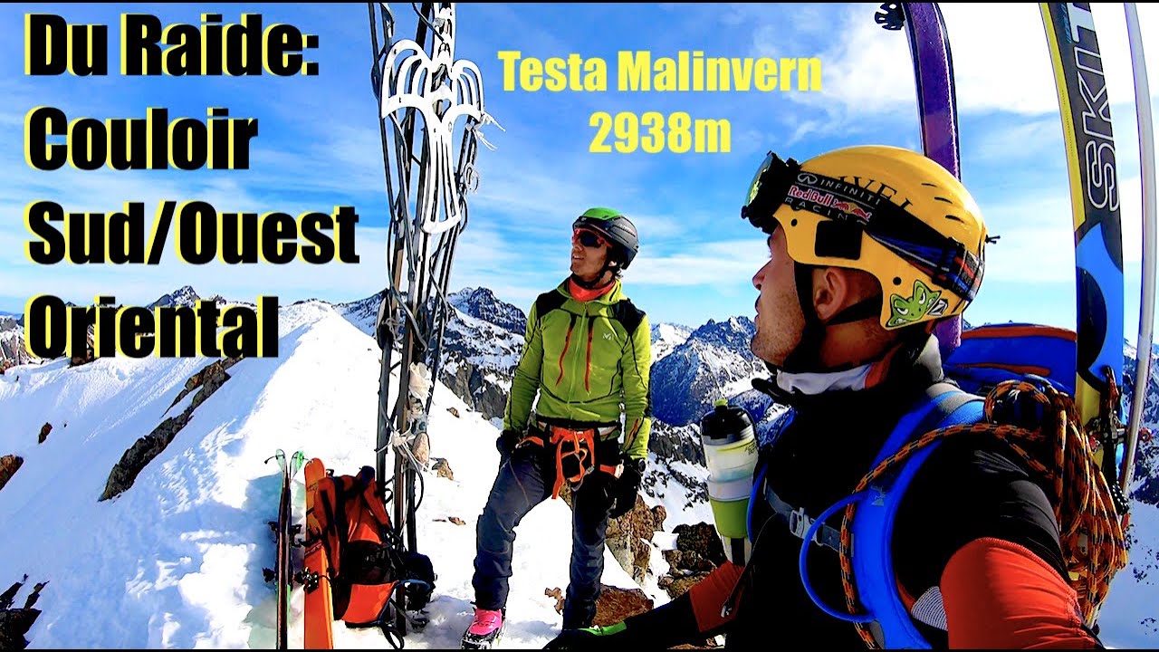 Du Raide: Couloir S/O Oriental du Malinvern 2938m  