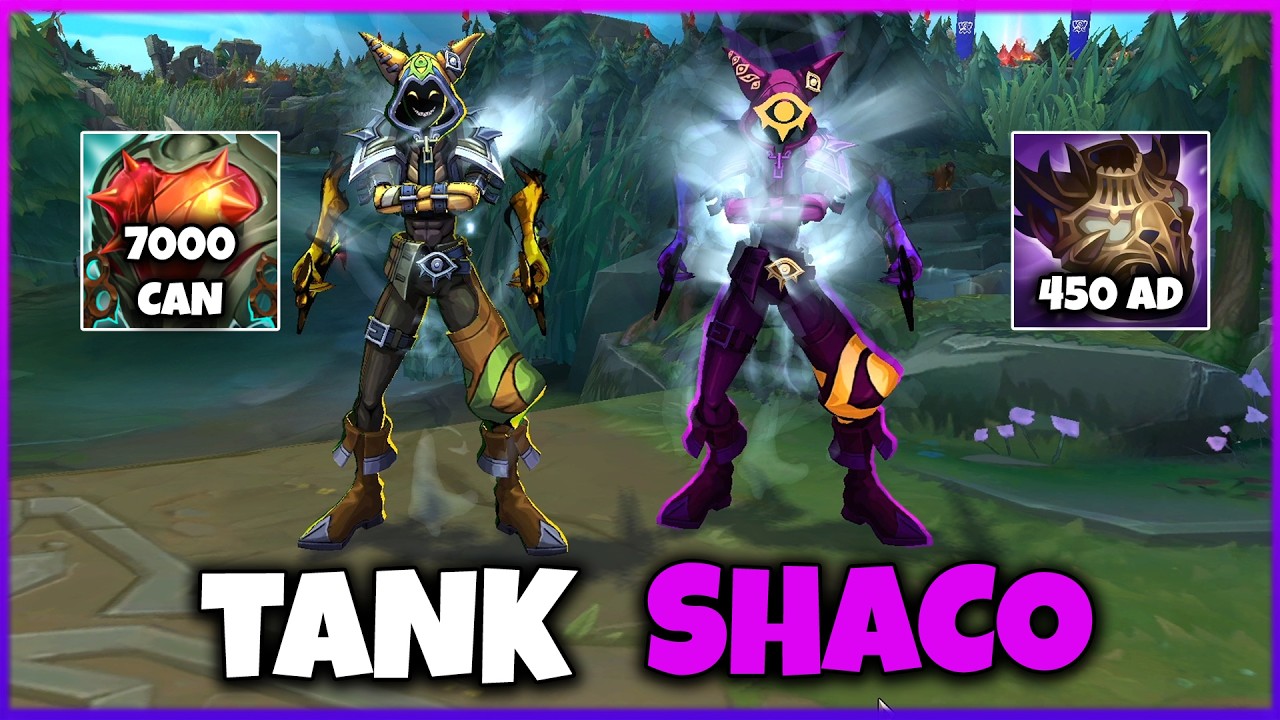 &Ccedil;eliky&uuml;rek Shaco Adc'lerin Korkulu R&uuml;yası ! (7000 Can 450 Ad Tek Atıyor)