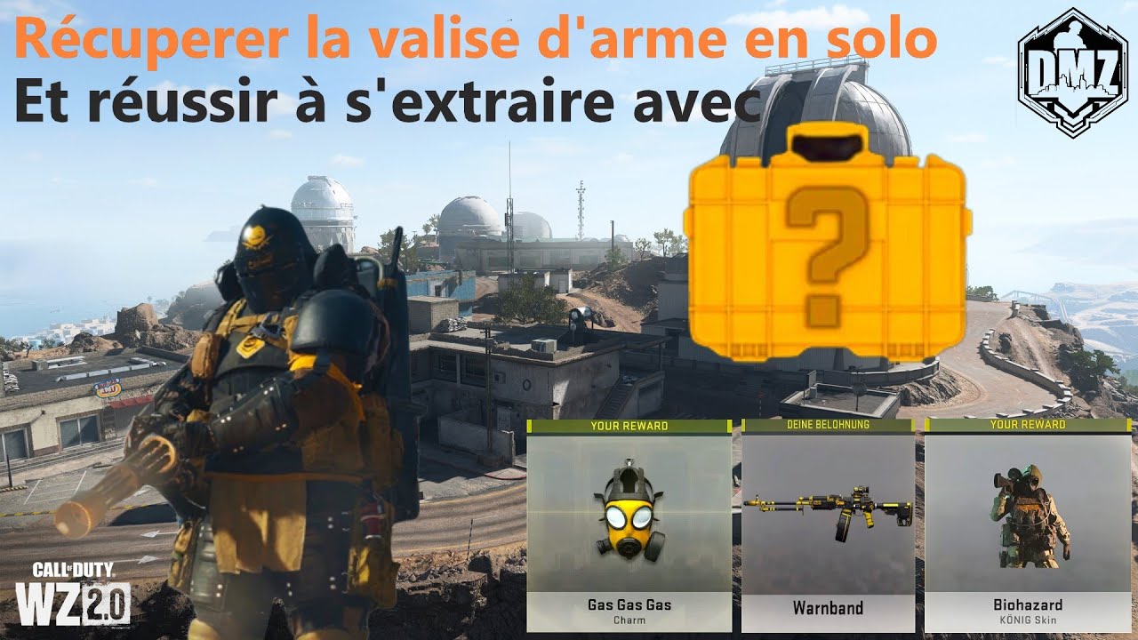 Warzone 2 (DMZ) Récupérer la valise d'arme en solo