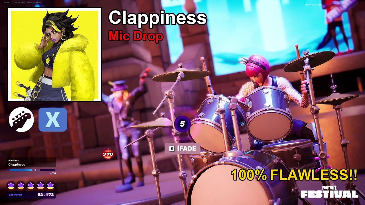 Clappiness Expert Bass 100% FC - Fortnite Festival