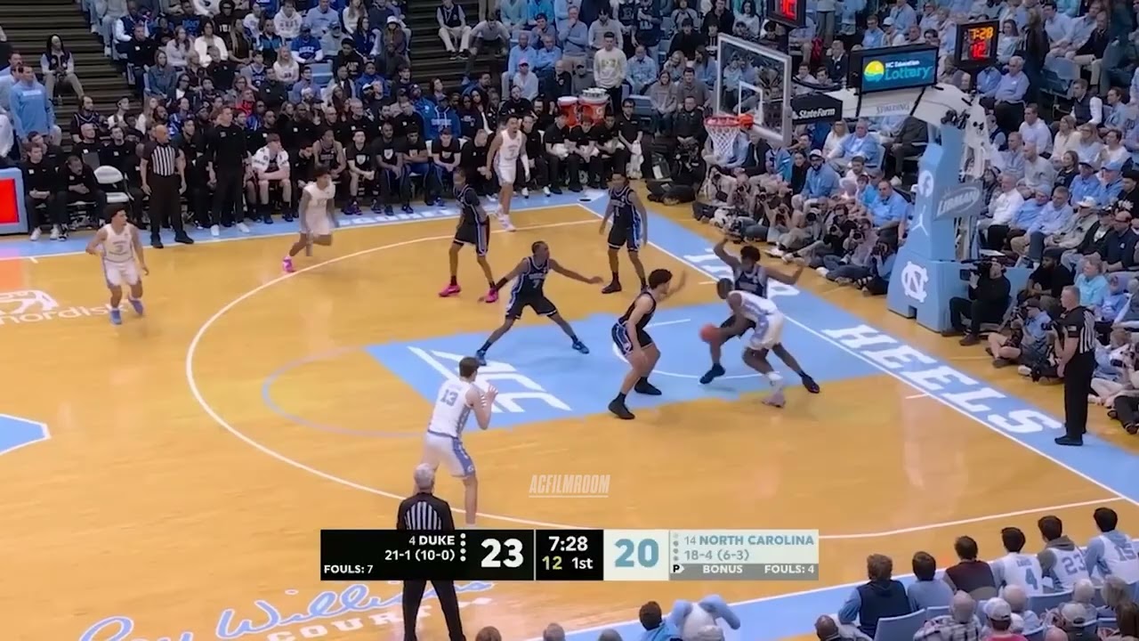 Cameron Boozer Defensive Possessions vs. Caleb Wilson