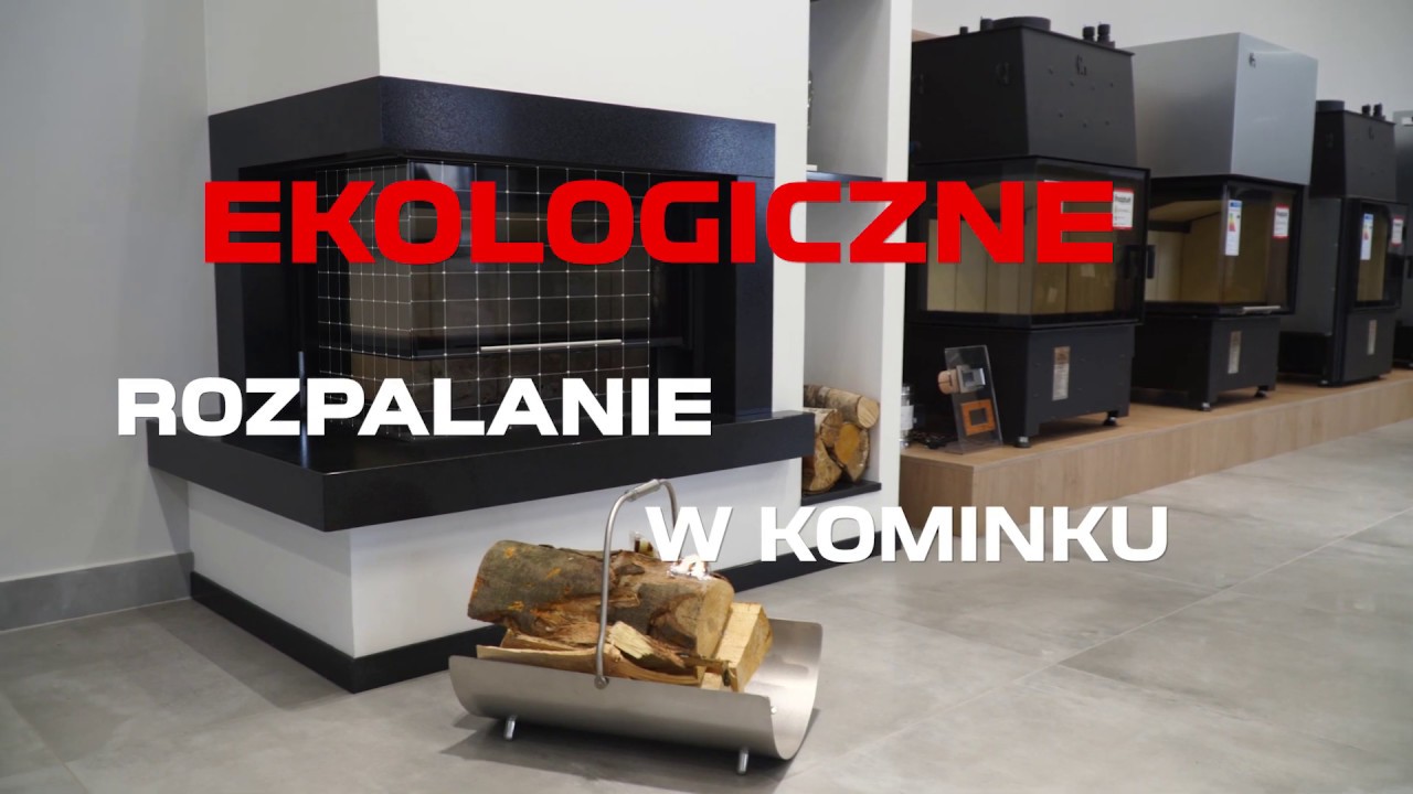 Górne  rozpalanie w kominku