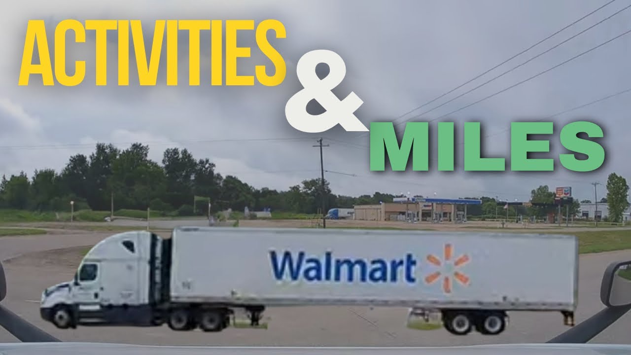 Walmart Private Fleet Truck Driver Pay - Example Of Week Of Activities And Miles