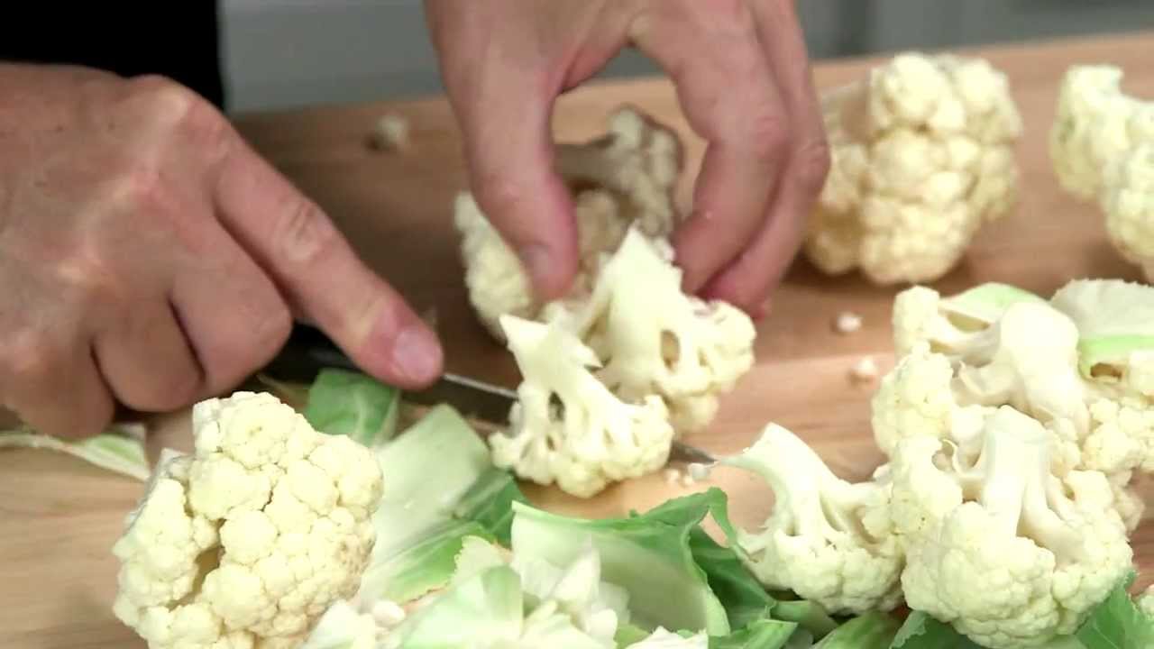 Kitchen Tips - How to Cut Cauliflower into Florets