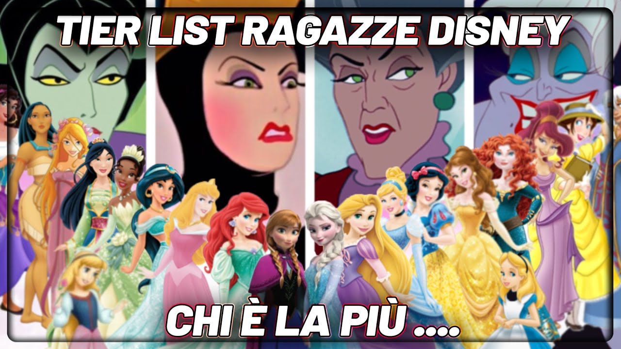 Tier list DISNEY Girls most...