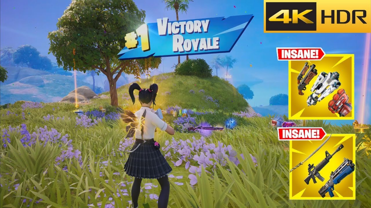 Fortnite Battle Royale ( Zero Build) 4k 60fps gameplay (Fortnite chapter 7 )