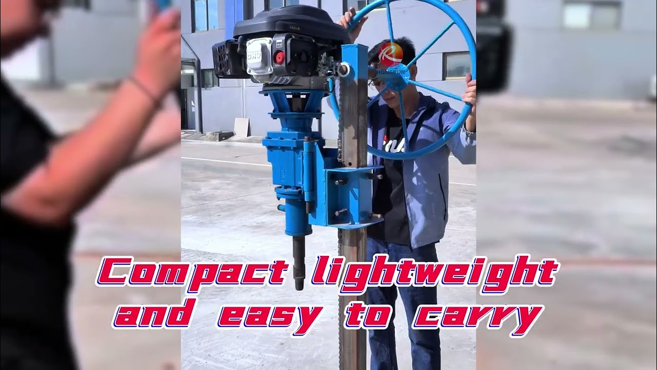Portable core drilling rig capable of drilling soil, rock, and exploring for cores#coredrilling
