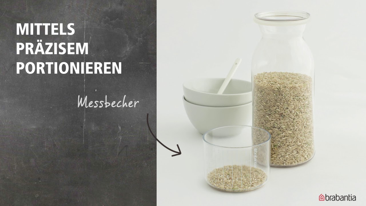 Vorratsdose mit Messbecher, 1.3 Liter | Brabantia |