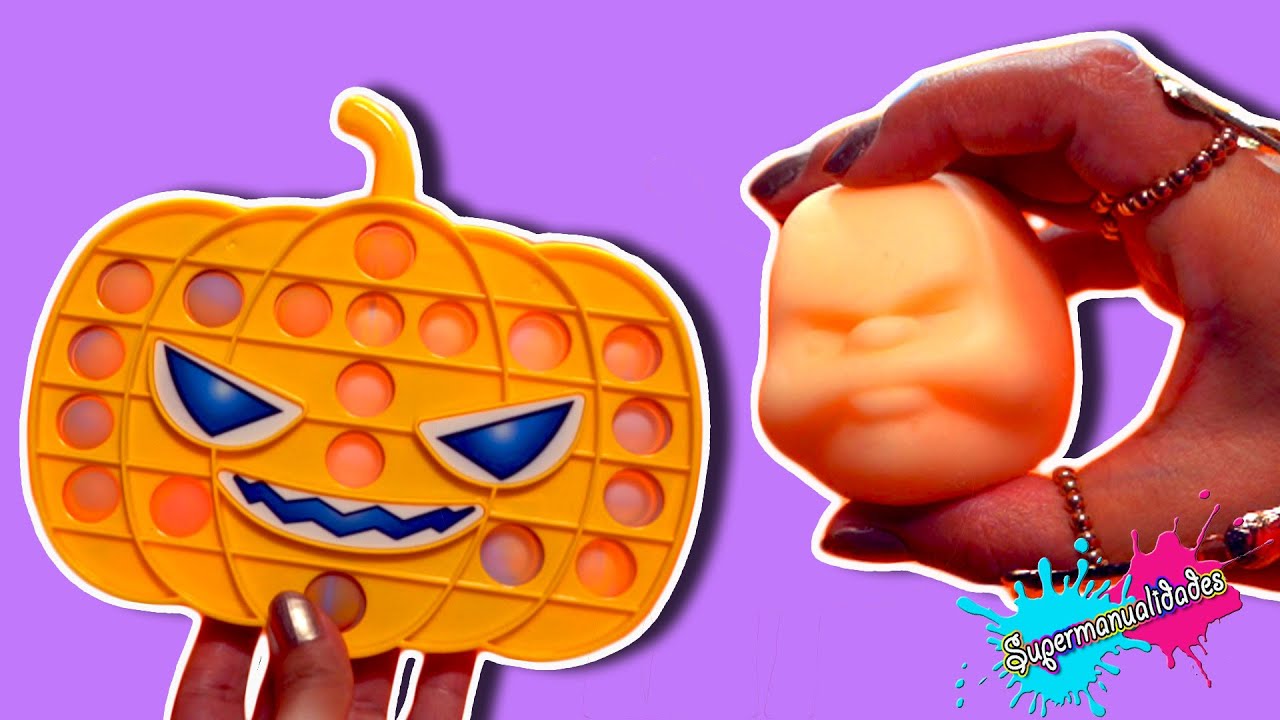 Fidget toys de Halloween - Supermanualidades