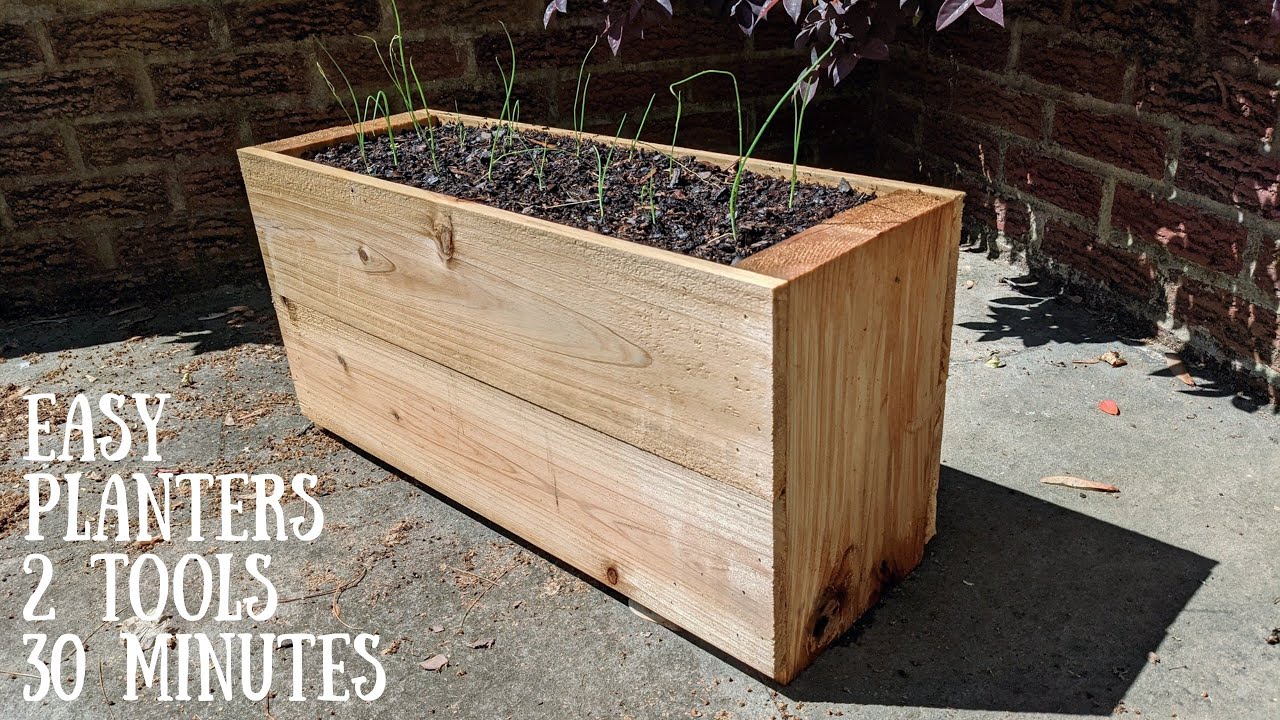 Simple DIY Cedar Planter | Modular Design, Cheap, Easy, 2 Tool Build