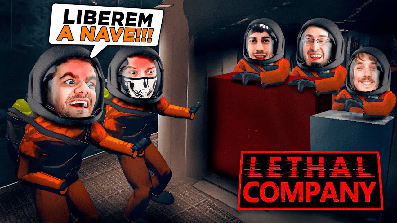 LETHAL COMPANY: MOTIM NOS GURIZÕES DA GALÁXIA! QUEREM NOS DERRUBAR c/ Vx, Guinas, Fuji e Coelho