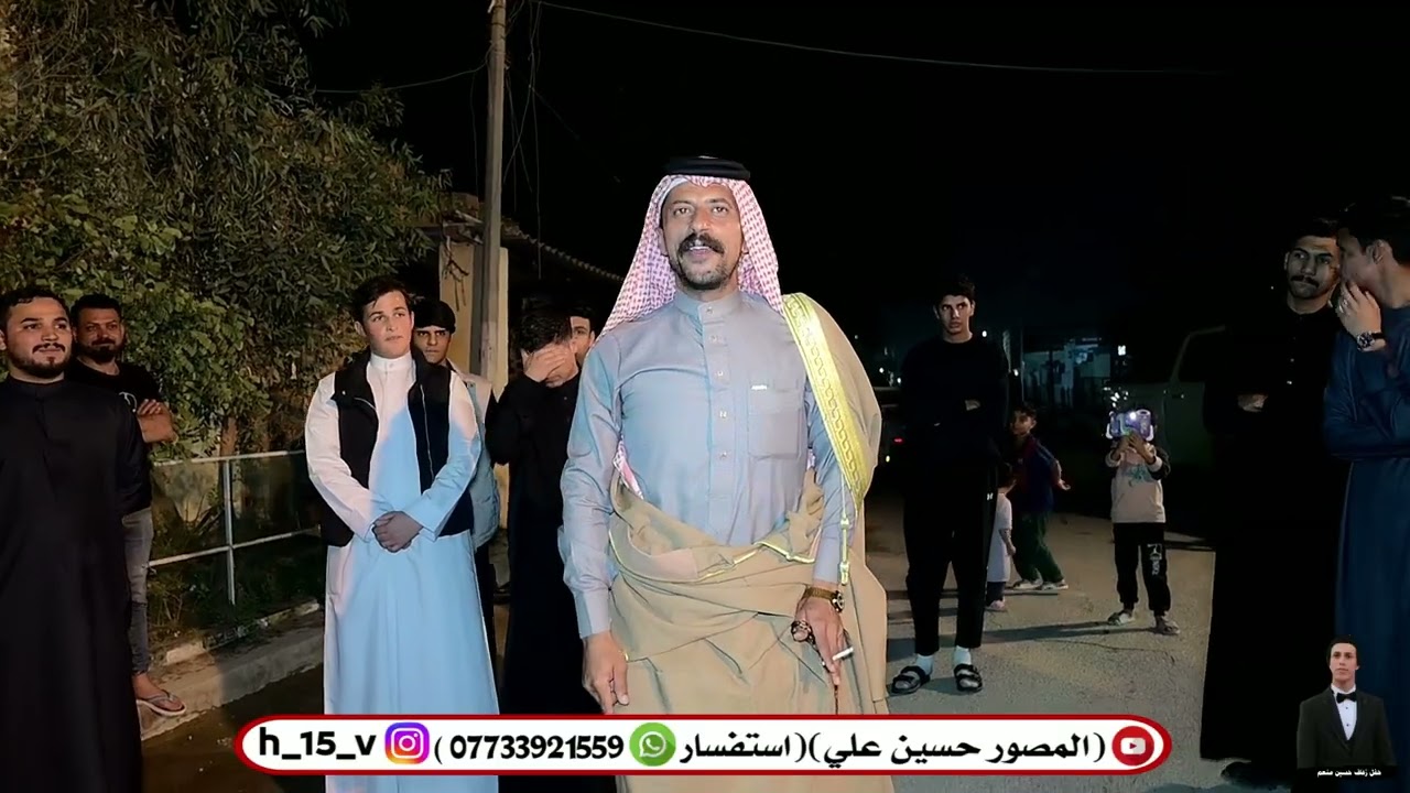افراح شاعر علي الكعبي وسجاد الكعبي حفل حنه اخيهم حسين منعم