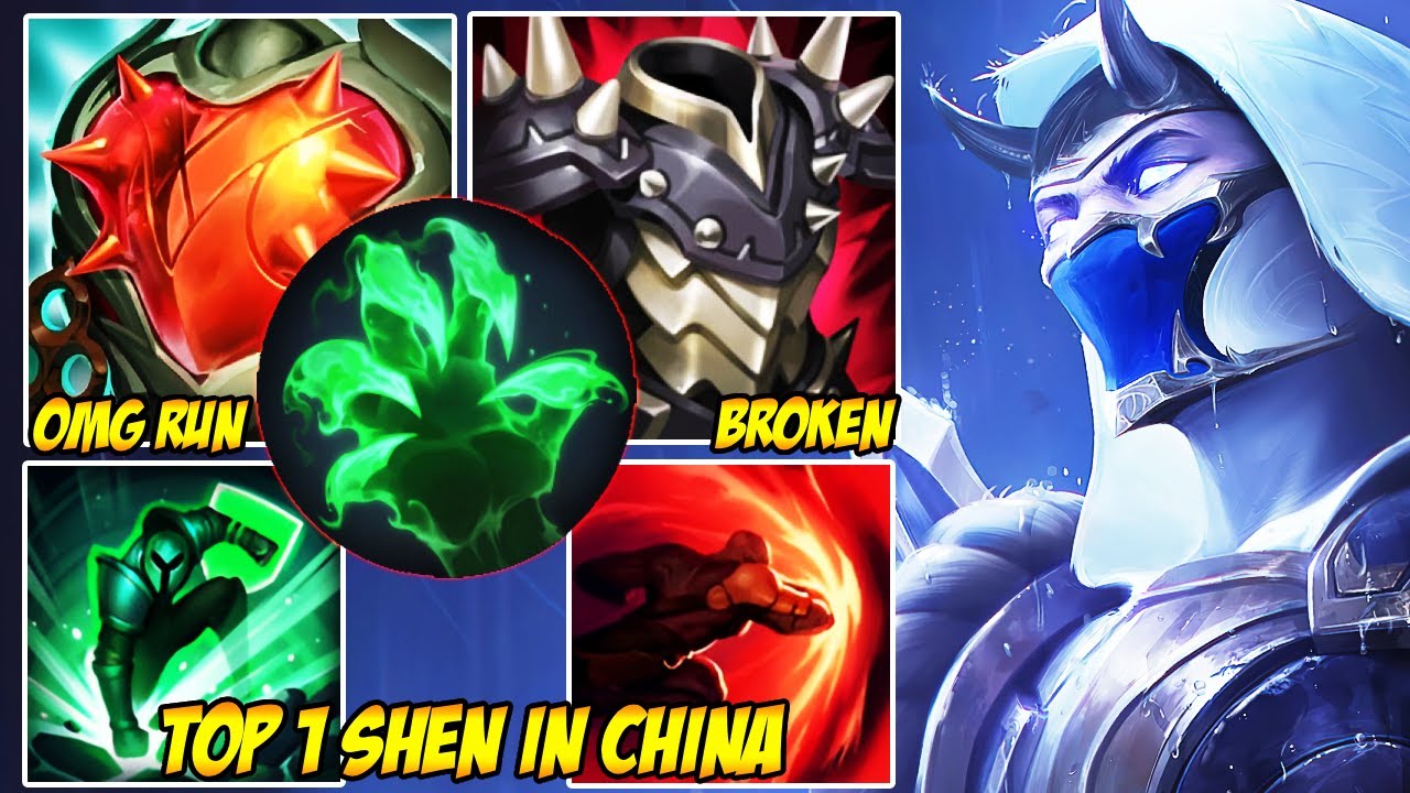 WILD RIFT CHINA TOP 1 SHEN - HE TURNED A DEFENSIVE CHAMP INTO A MONSTER