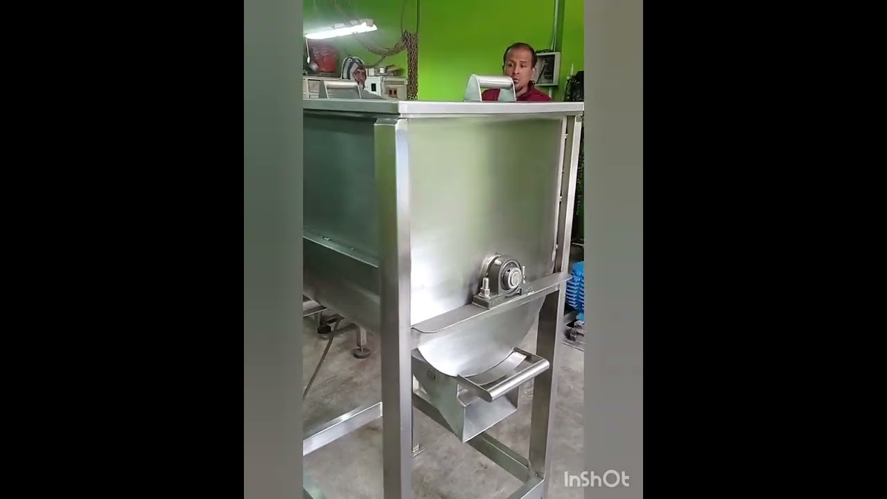 Mezcladora de Doble Cinta HELICOIDAL - Segur Industrial 🇵🇪