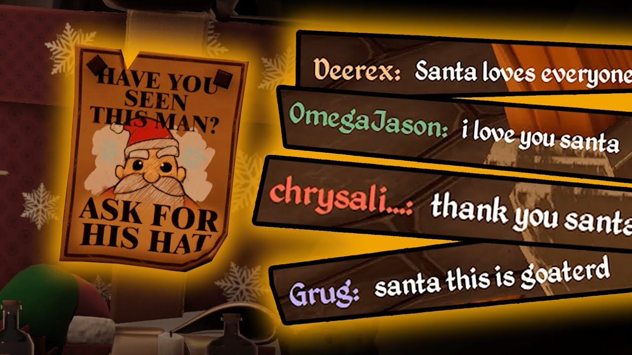 Santabeard surprises servers!