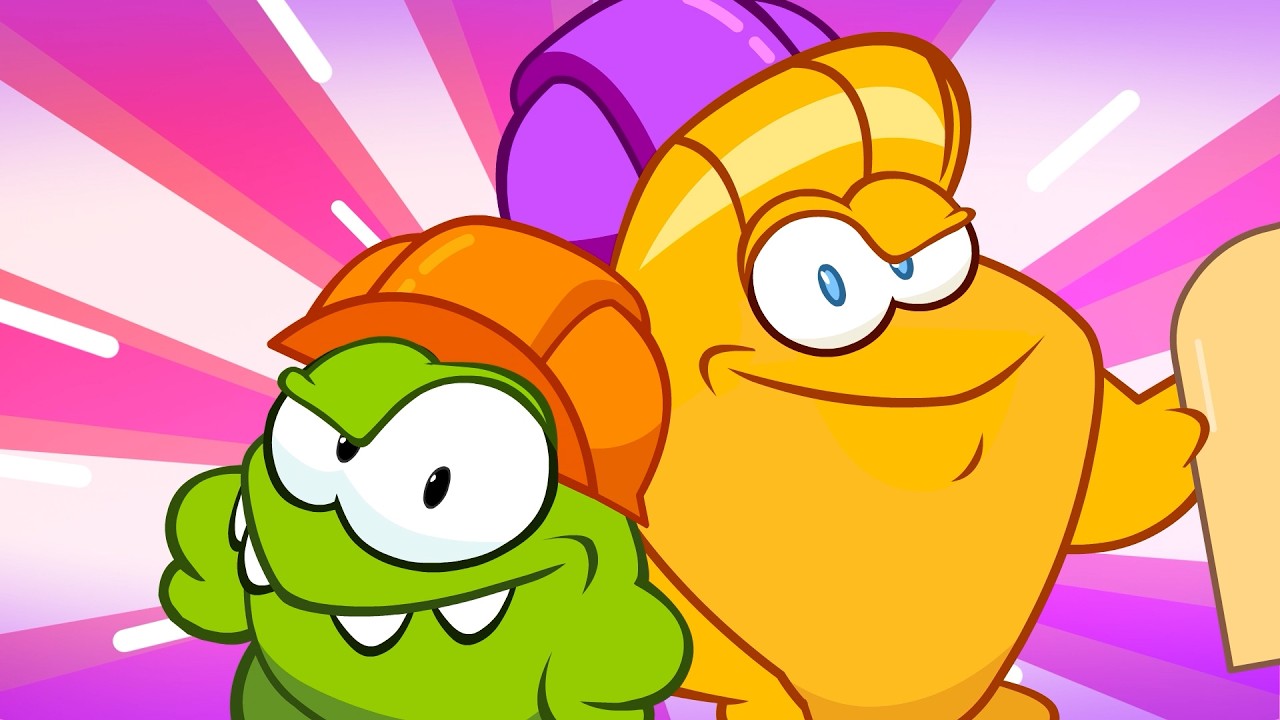 OM NOM Stories НОВЫЙ СЕЗОН 28 Полный эпизод 🫟 Безумие с забором 🖌️ Номвиль 🟢