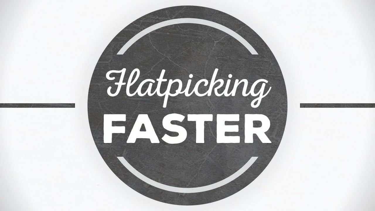 Flatpicking Faster - Beginning Bluegrass Guitar Lesson