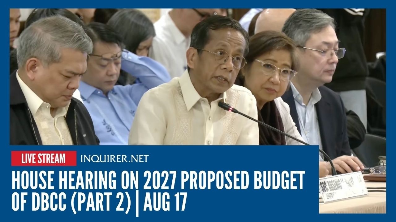 LIVE: House hearing on 2027 proposed budget of Development Budget Coordination Committee | Aug 17