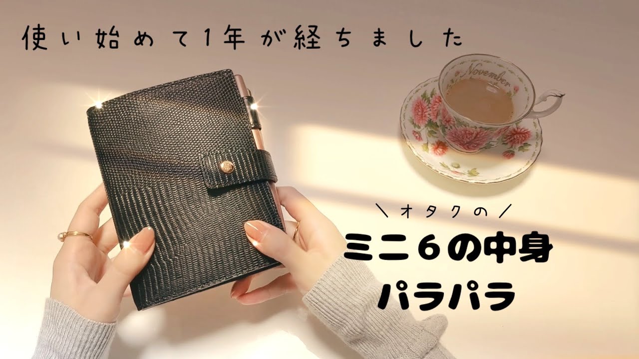 【手帳の中身】ミニ６購入から１年経過┊今の中身を大公開🌟
