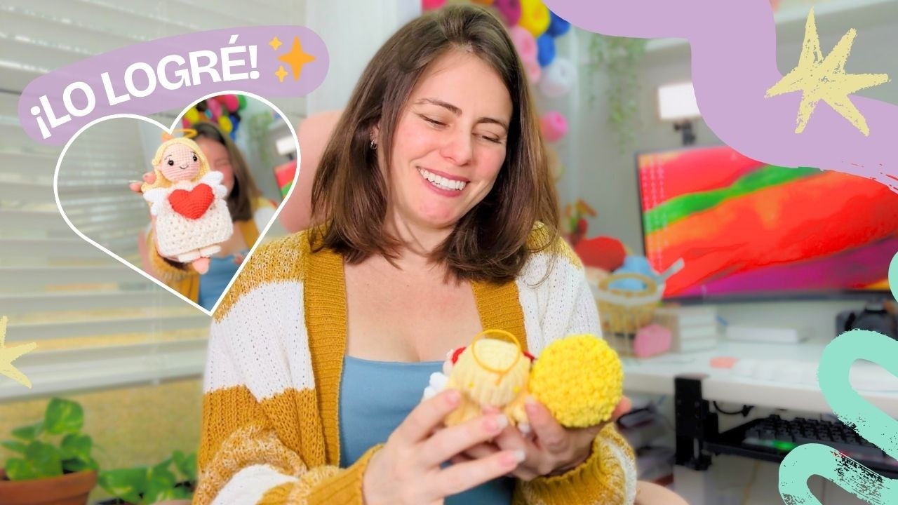 ¡Mis Angelitos terminados! 👼 La realidad de mis proyectos 🧶 Sin PATRÓN (Clip)