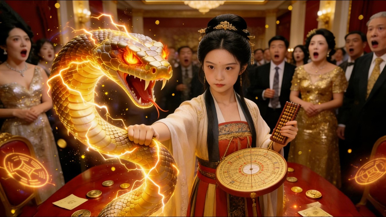 【Full】男孩嫉妒她受寵放蛇咬小丫頭，誰料她竟是小神算不僅反手掐訣收服靈蛇，還算出他家氣運將盡，全場跪求改命！#drama #熱門短劇 #萌娃 #逆袭 #玄幻