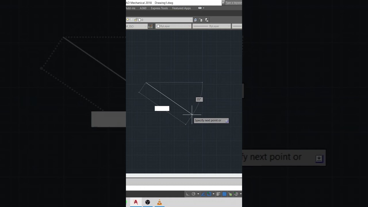 Ortho Mode (F8) using SHIFT key.