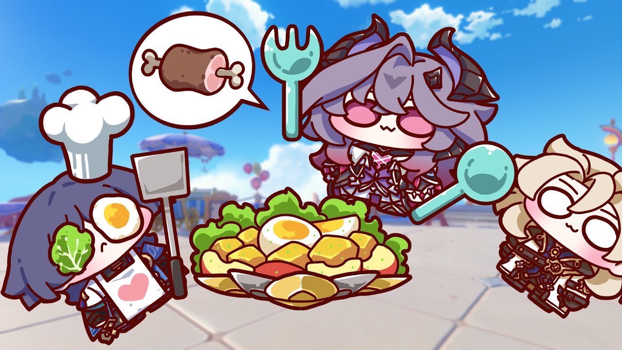 Little Durin is picky and doesn't eat vegetables! Albedo and Wanderer will help you find a solution!