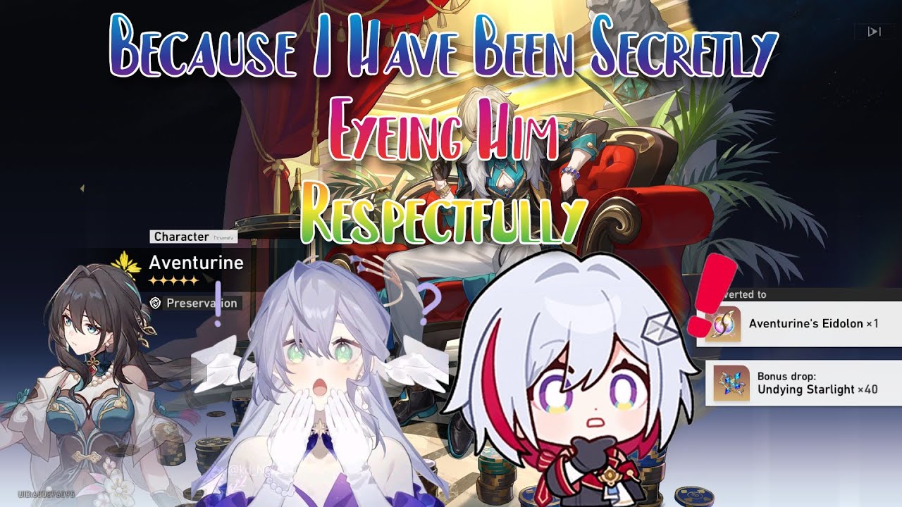 Ruan Mei EN VA Admits being Down Bad for Aventurine After Insane Pulls | With Topaz and Robin EN VA