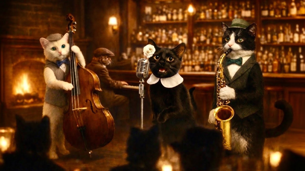 Cats' Secret Jazz Bar | Midnight Retro Swing