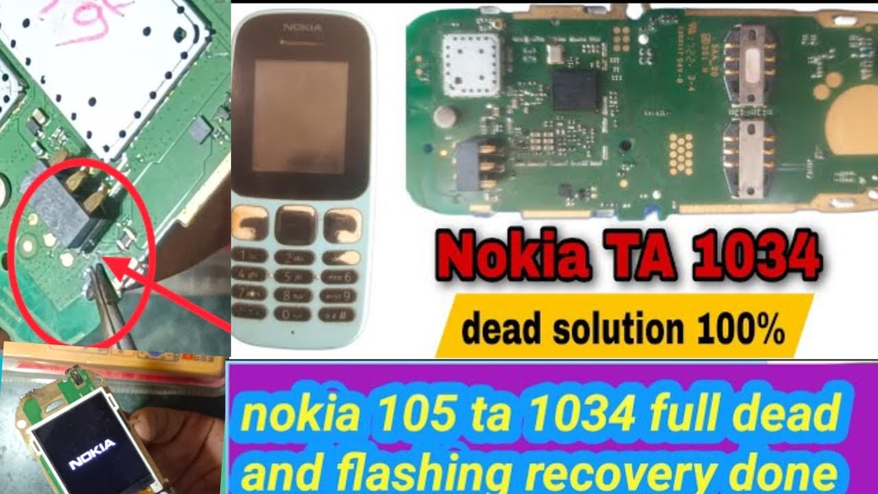 Nokia 105 Dead solution -Nokia 105 TA1034 dead ||solution - TA1034 Dead problem