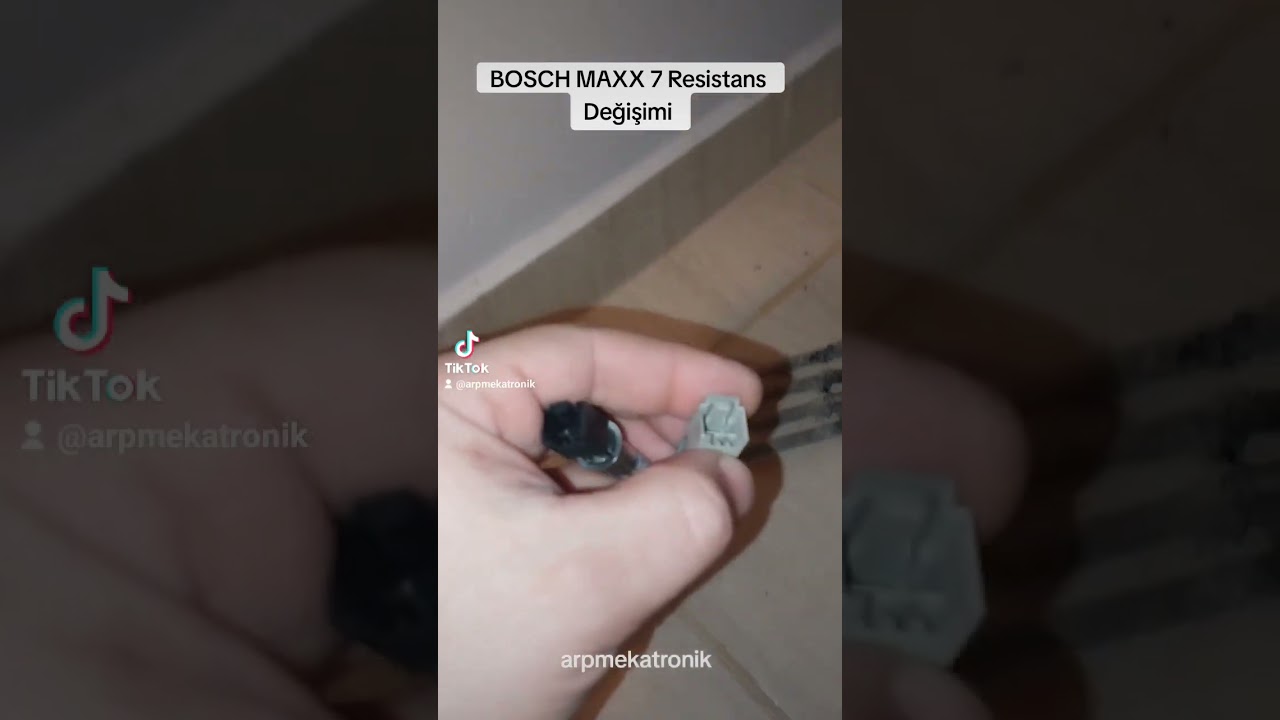 Çamaşır makinasi Rezistans Değişimi  (Bosch Maxx7)