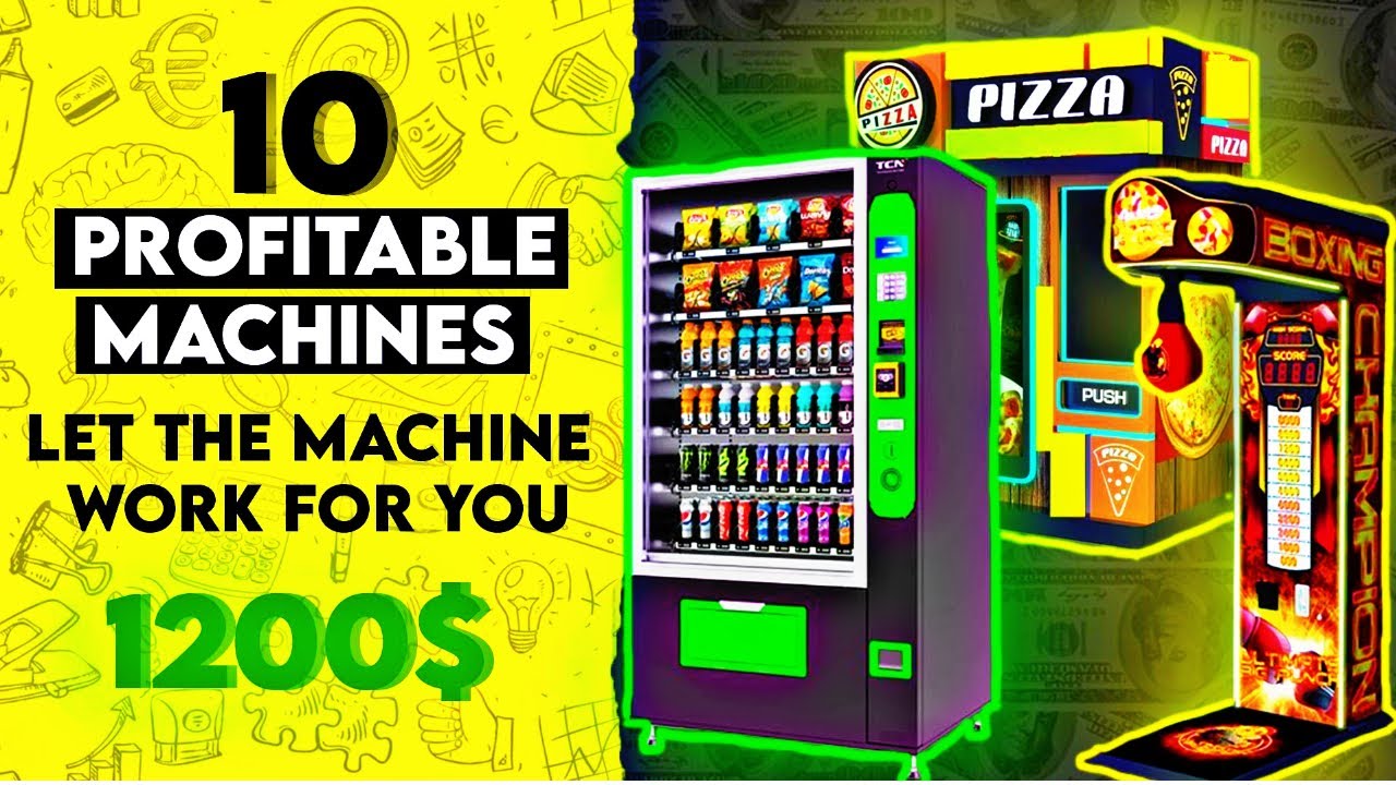 Earn Money Without Employees! 10 Golden Vending Machines You Must See!