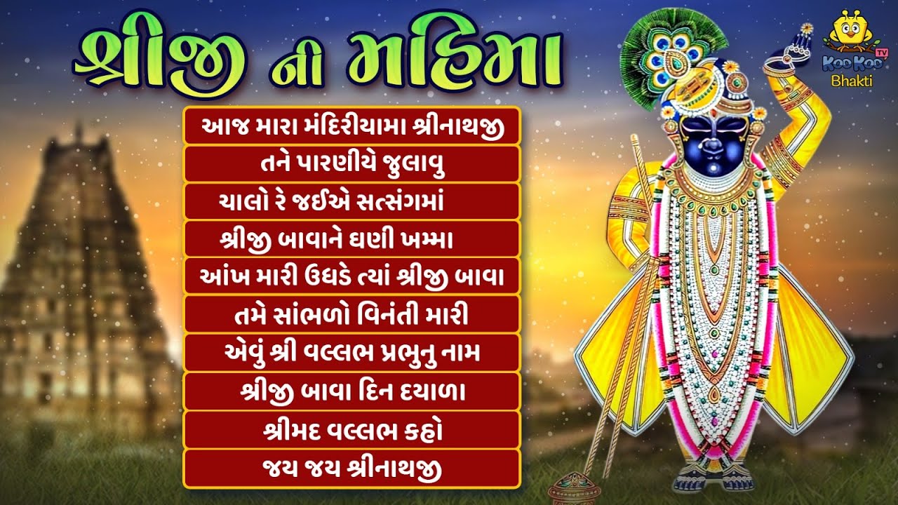 Shrinathji Na Non Stop Bhajan Kirtan | જય જય શ્રી નાથજી | Shreenathji Bhajan 2025