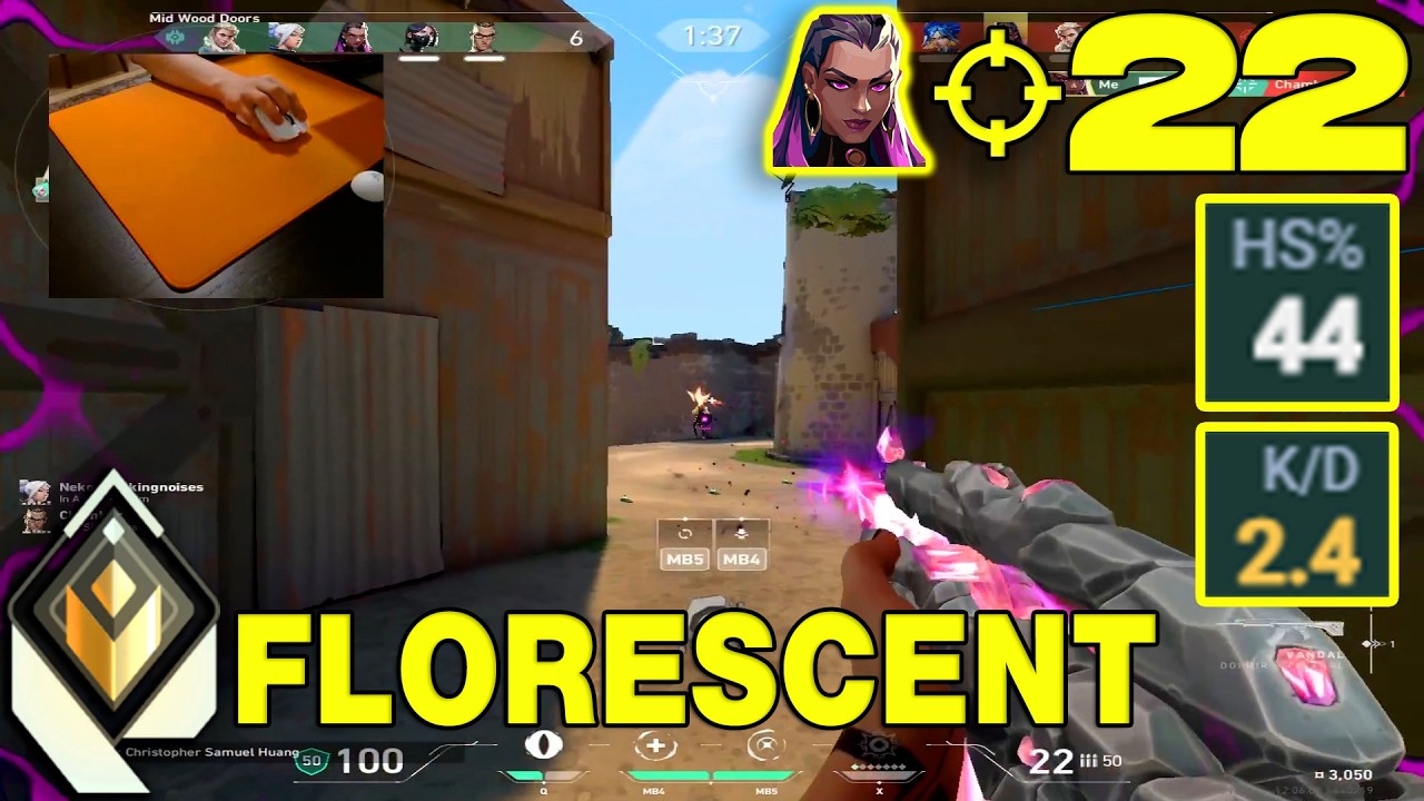 FLORESCENT WITH A 44% HS RATE! - florescent [NA] #MatchMVP