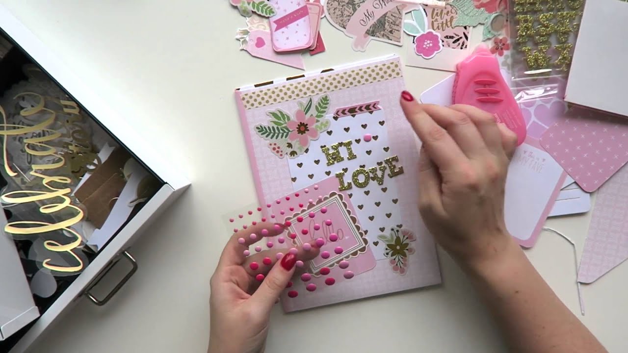 Pink and gold snail mail tutorial