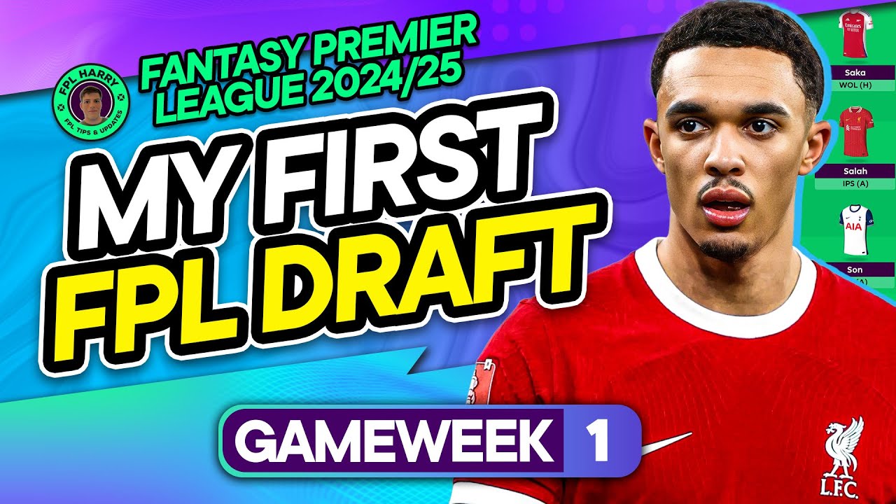 MY FPL GW1 FIRST DRAFT ‼️ | Salah + Haaland ✅ | 5,401st Rank! | Fantasy Premier League Tips 2024/25