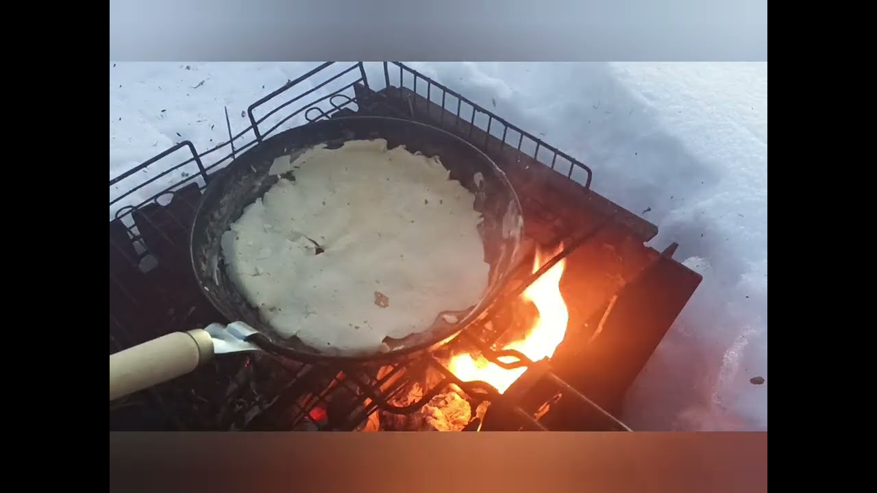 Ice cream in the snow