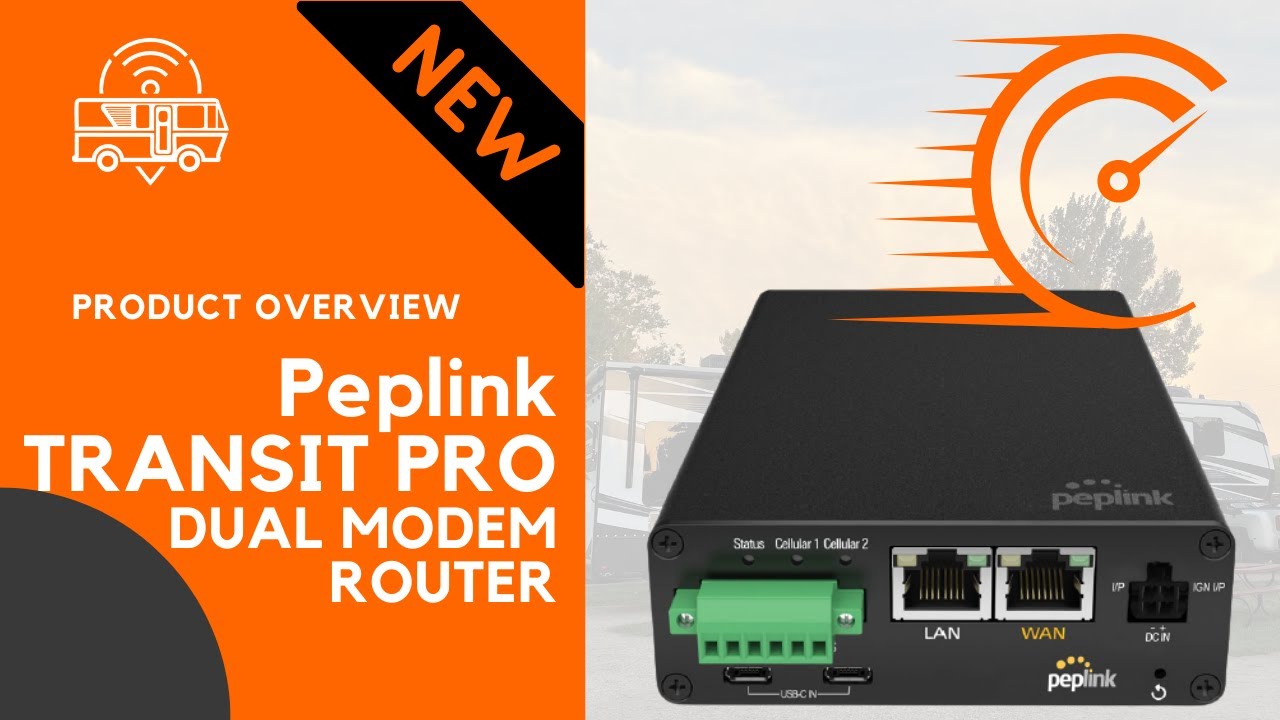 Peplink MAX Transit Pro Overview, Dual (CAT-7/12) Mobile Router