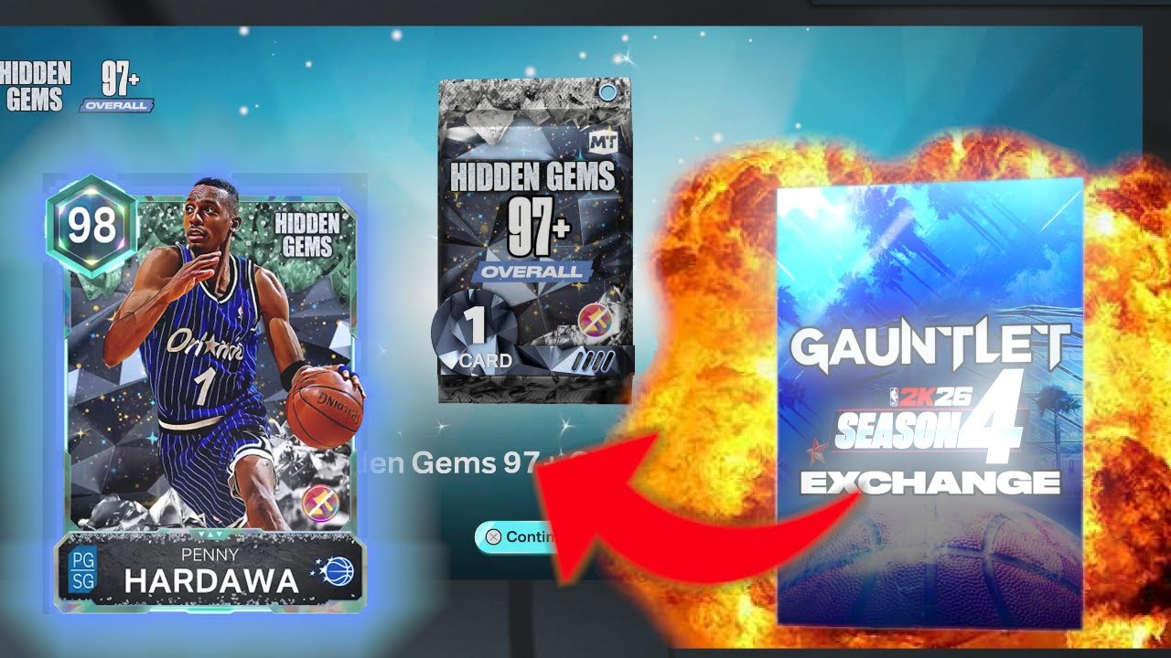 I GRINDED GAUNTLET TO GET A 97+ HIDDEN GEM NBA 2K26
