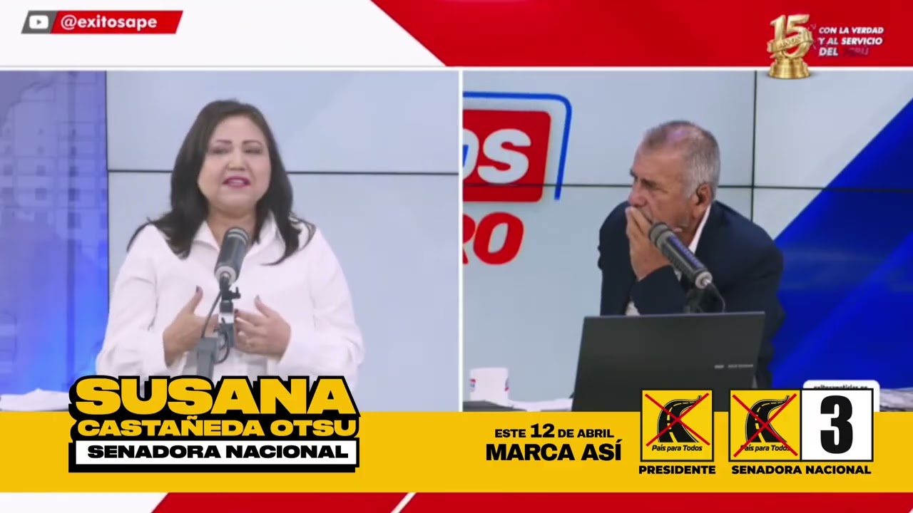 RUMBO AL SENADO: Entrevista a Susana Castañeda Otsu - Nicolás Lúcar en Exitosa 05/02/26