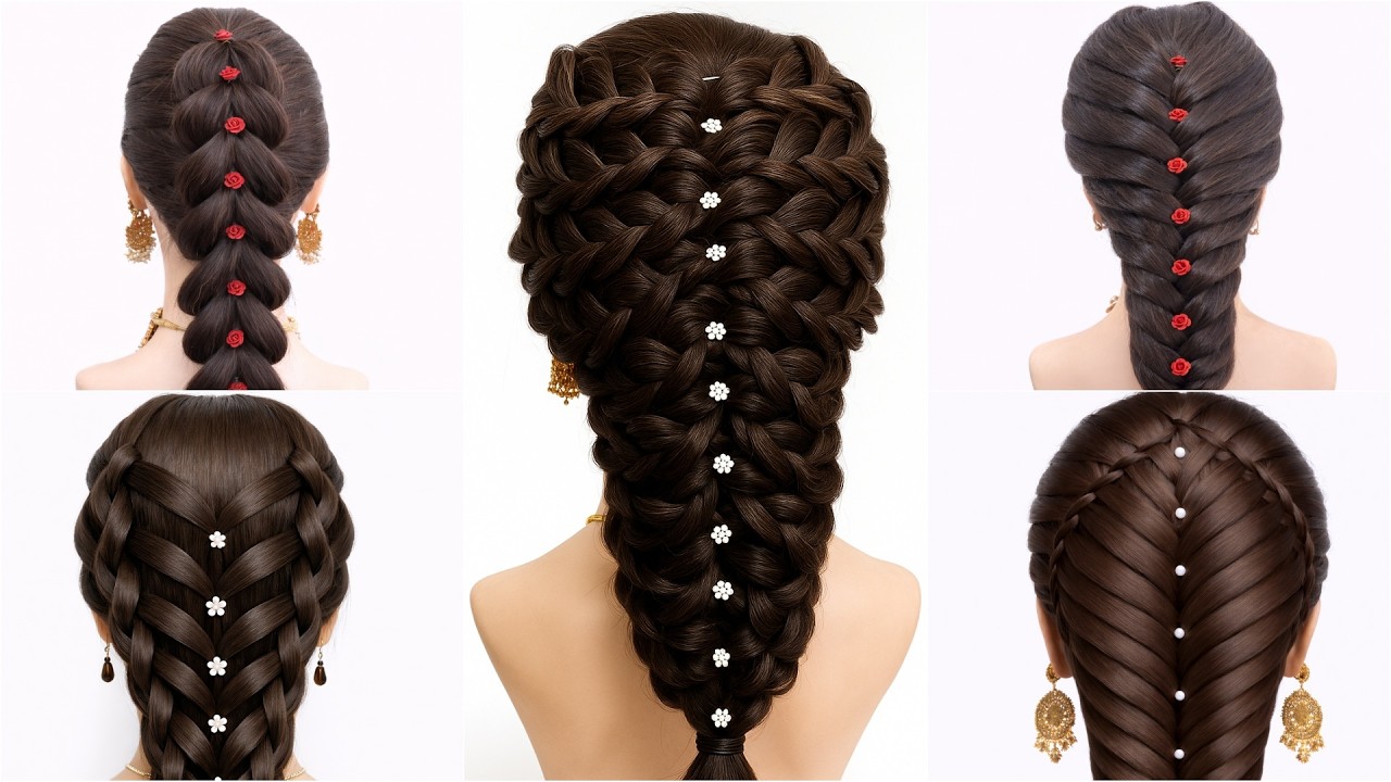 Beautiful Bridal Ponytail Tutorial - Get the Look in 5 Minutes |Quick & Easy Party Hairstyle