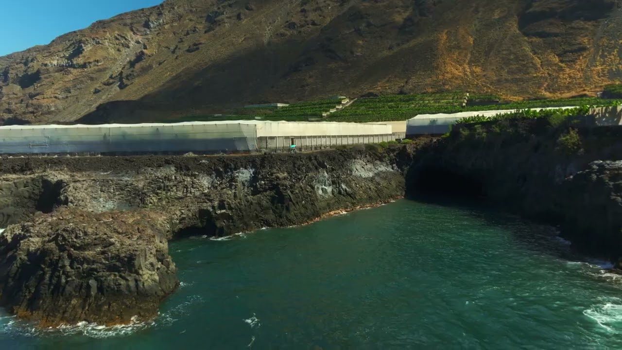 Drone costa hotel, Fuencaliente / ❤️ - La Palma 🇮🇨