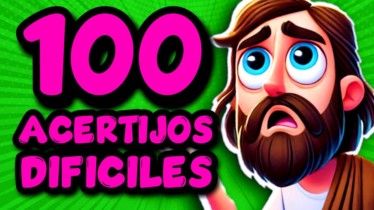 100 ACERTIJOS BIBLICOS 😧❓ / 100 PREGUNTAS DIFICILES DE LA BIBLIA