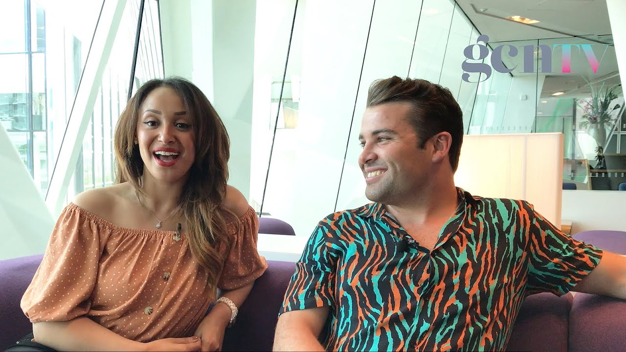 GCN meets stars of Club Tropicana Joe McElderry and Amelle Berrabah