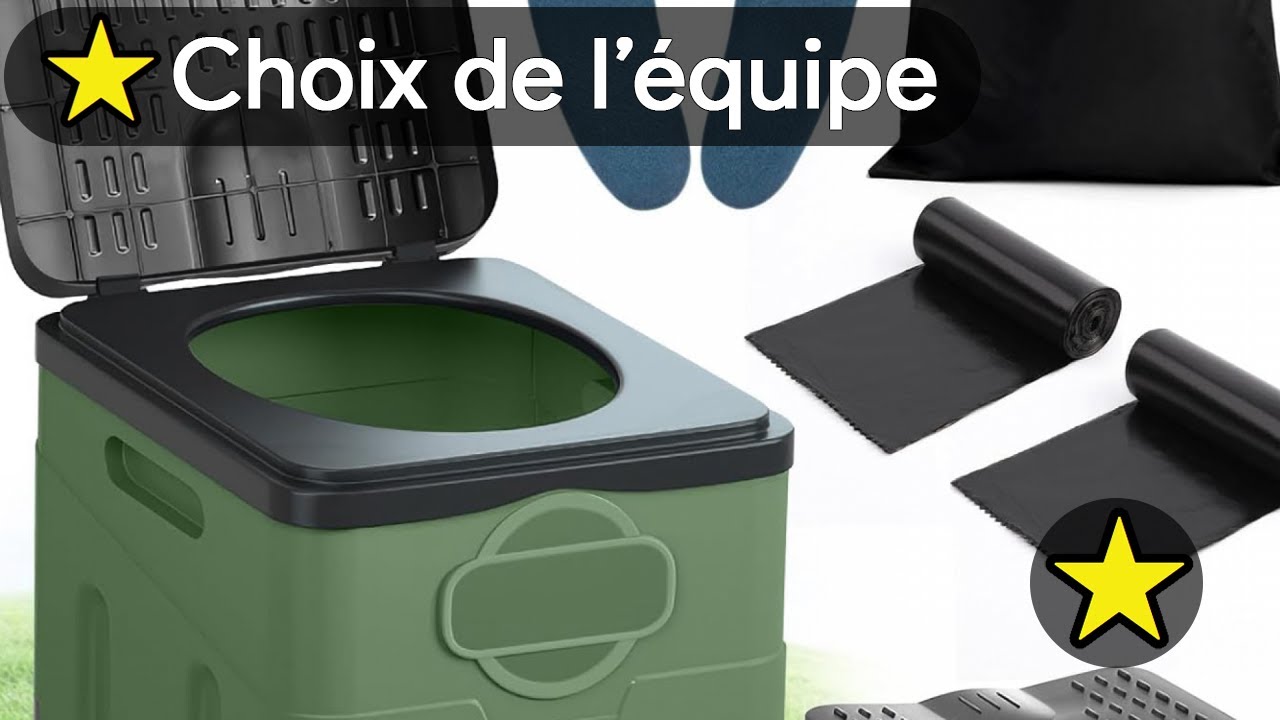 🏆 TOP 3 MEILLEUR TOILETTE SECHE PORTABLE 2025